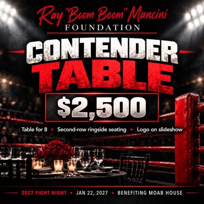 2027 Fight Night – Contender Table Sponsorship
